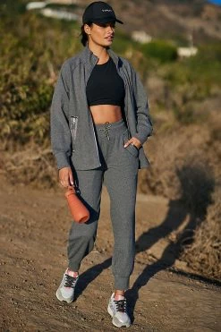 Outlet ???? Varley Lita Zip Through Jacket CHARCOAL MARL ✨ -Beach Riot Shop unnamed file 1026