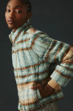 Deals ???? By Anthropologie Plaid Jacket SKY ???? -Beach Riot Shop unnamed file 105