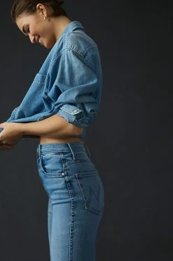 Budget ???? MOTHER The High Waisted Smokin' Double Heel ???? Jeans COUNTY LINE ???? -Beach Riot Shop unnamed file 1056