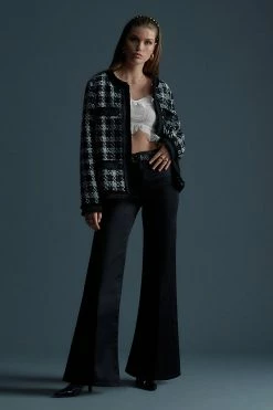 Cheapest π₯° Frame Le Palazzo Sateen π Jeans BLACK βοΈ