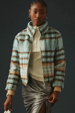 Deals ???? By Anthropologie Plaid Jacket SKY ???? -Beach Riot Shop unnamed file 107