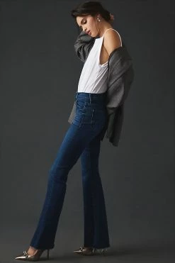 Buy 🎁 MOTHER The Weekender Mid-Rise Flare 👖 Jeans MINT CONDITION 😀 -Beach Riot Shop unnamed file 1088