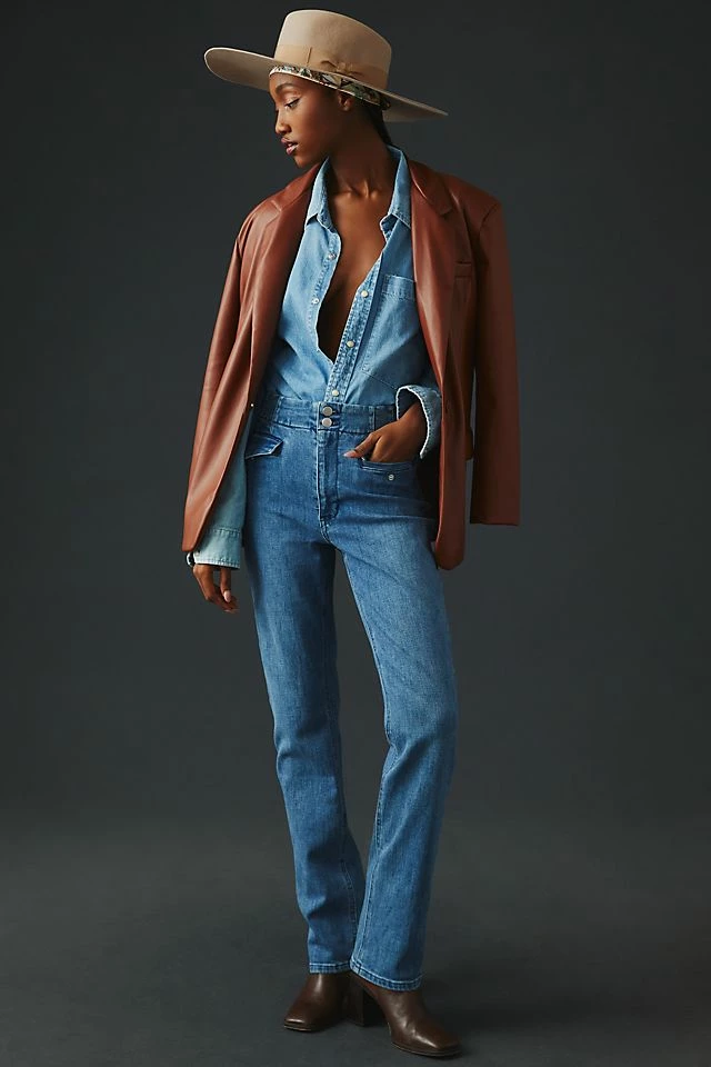 Maeve Bombshell Slim Straight Jeans Best Pirce ???? Maeve Bombshell Slim Straight ???? Jeans DENIM MEDIUM BLUE ???? -Beach Riot Shop unnamed file 1156