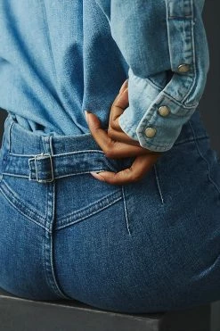 Best Pirce ???? Maeve Bombshell Slim Straight ???? Jeans DENIM MEDIUM BLUE ???? 4 Best Pirce ???? Maeve Bombshell Slim Straight ???? Jeans DENIM MEDIUM BLUE ???? -Beach Riot Shop unnamed file 1158