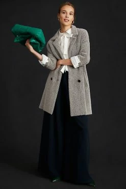 Brand new ???? NVLT Double-Breasted ???? Coatigan GREY MOTIF ????