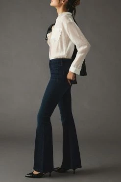 Top 10 ⭐ Hudson Holly High-Rise Flare ???? Jeans TOURMALINE ❤️ -Beach Riot Shop unnamed file 1170