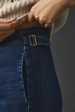 Cheapest 🧨 MOTHER The Cinch Roller Sneak 👖 Jeans FRENCH ELECTRO 😉 -Beach Riot Shop unnamed file 1183