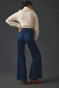 Cheapest 🧨 MOTHER The Cinch Roller Sneak 👖 Jeans FRENCH ELECTRO 😉 -Beach Riot Shop unnamed file 1184