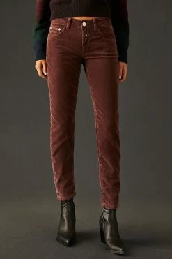 Promo ???? Closed Baker Mid-Rise Slim Velvet Pants TEA ROSE ???? -Beach Riot Shop unnamed file 1210