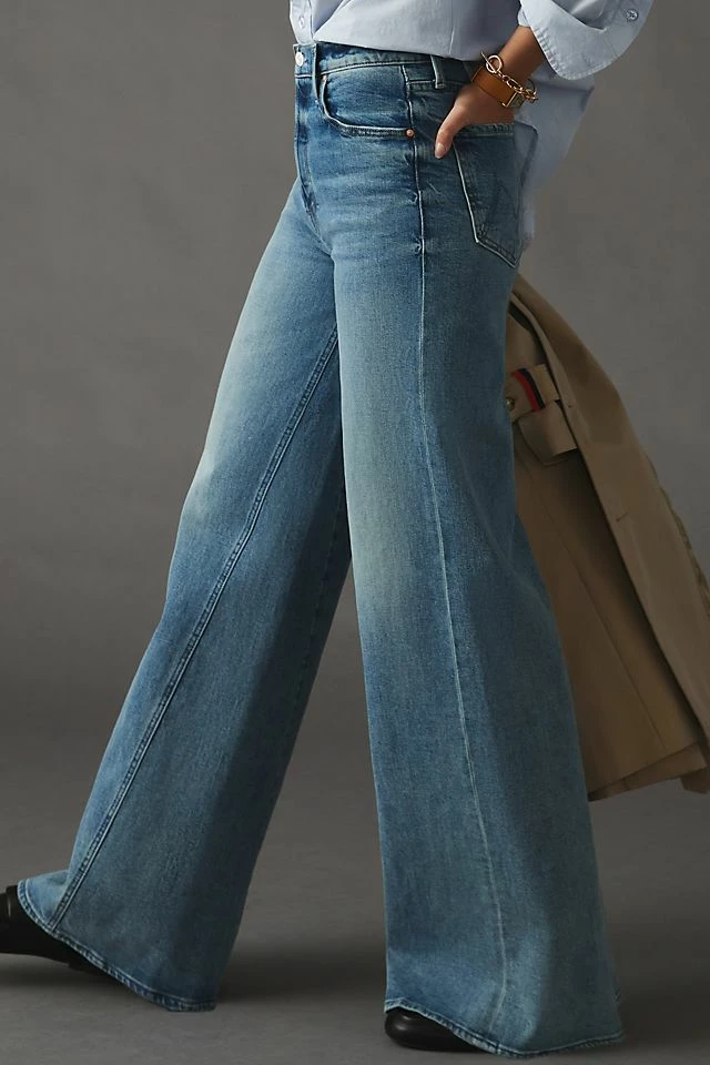 Hot Sale ???? MOTHER The Enchanter Heel Wide-Leg ???? Jeans WILD & FREE ???? 6 Hot Sale ???? MOTHER The Enchanter Heel Wide-Leg ???? Jeans WILD & FREE ???? - Image 4
