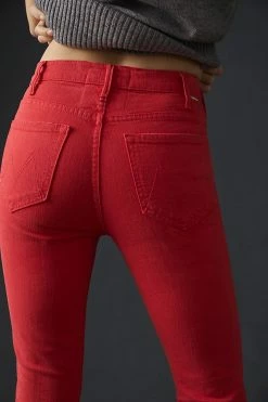 Promo ???? MOTHER The Hustler Ankle Fray ???? Jeans MARS RED ???? 10 Promo ???? MOTHER The Hustler Ankle Fray ???? Jeans MARS RED ???? -Beach Riot Shop unnamed file 1335