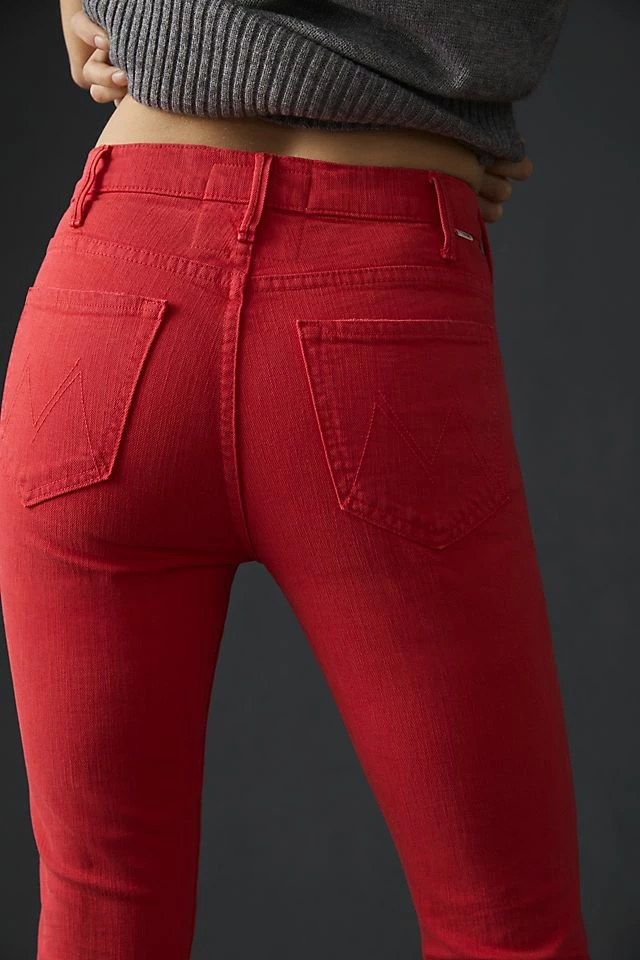 Promo ???? MOTHER The Hustler Ankle Fray ???? Jeans MARS RED ???? 6 Promo ???? MOTHER The Hustler Ankle Fray ???? Jeans MARS RED ???? - Image 4