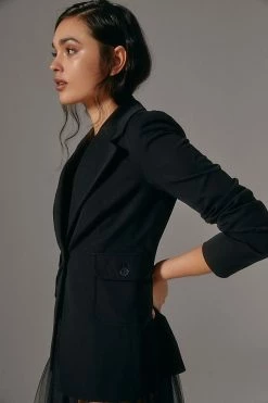 Flash Sale ⌛ Maeve Slim Blazer BLACK ???? -Beach Riot Shop unnamed file 144
