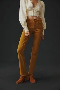 Best deal ❤️ MOTHER The Rascal Ankle Step Fray ???? Jeans GOLDEN BROWN ???? 3 Best deal ❤️ MOTHER The Rascal Ankle Step Fray ???? Jeans GOLDEN BROWN ???? -Beach Riot Shop unnamed file 1446