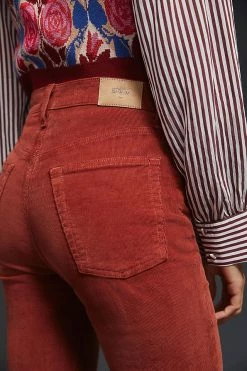Best Pirce ❤️ EDWIN Ryder High-Rise Bootcut ???? Jeans DARK ORANGE ???? -Beach Riot Shop unnamed file 1455