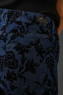 Best deal ???? Paige Leenah High-Rise Ankle ???? Jeans DAMASK FLORAL FLOCKING ???? -Beach Riot Shop unnamed file 1472