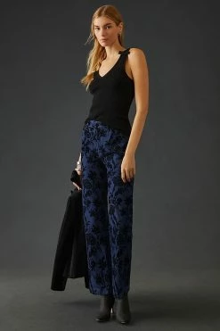 Best deal ???? Paige Leenah High-Rise Ankle ???? Jeans DAMASK FLORAL FLOCKING ???? -Beach Riot Shop unnamed file 1473