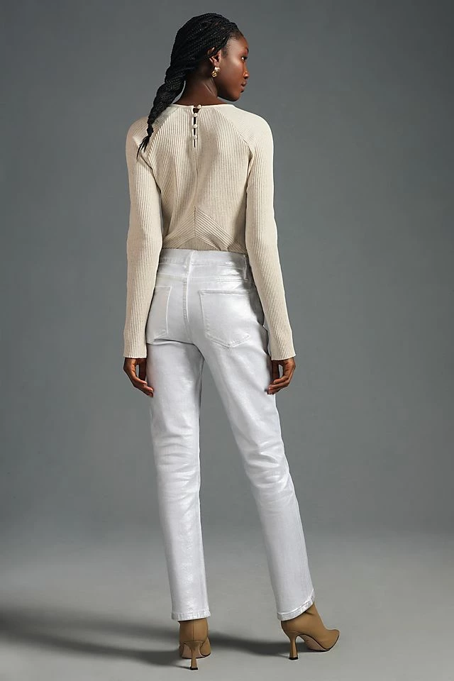 Frame Le High Straight Chrome Jeans Best deal ???? Frame Le High Straight Chrome ???? Jeans CHROME BLANC ???? -Beach Riot Shop unnamed file 1505