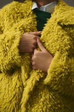 Promo ???? By Anthropologie Faux Fur Jacket CHARTREUSE ???? -Beach Riot Shop unnamed file 156