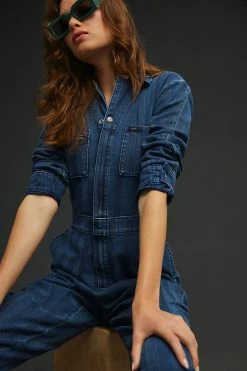 Deals ???? Lee Union-All Denim Jumpsuit LIGHT STRIPE ???? -Beach Riot Shop unnamed file 1625