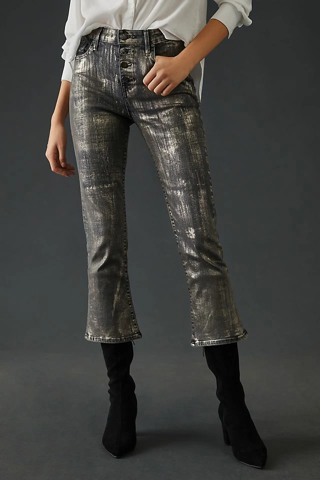 Coupon ???? Fidelity Denim Juniper Crop Flare Shine ???? Jeans MOONSTONE ???? 4 Coupon ???? Fidelity Denim Juniper Crop Flare Shine ???? Jeans MOONSTONE ???? - Image 2