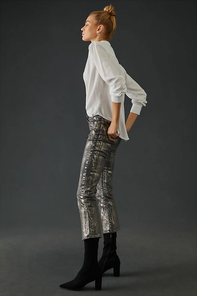 Coupon ???? Fidelity Denim Juniper Crop Flare Shine ???? Jeans MOONSTONE ???? 8 Coupon ???? Fidelity Denim Juniper Crop Flare Shine ???? Jeans MOONSTONE ???? - Image 6