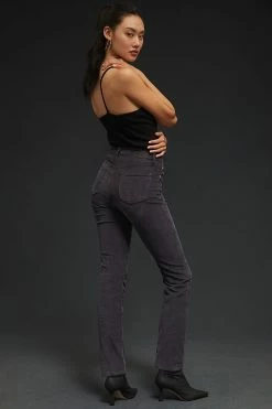 Best deal ???? EDWIN Bree Mid-Rise Straight ???? Jeans DARK GREY ???? -Beach Riot Shop unnamed file 1641