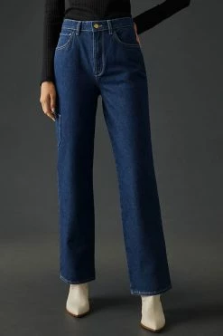 Budget ???? Triarchy Ms. Kileo High-Rise Baggy Cargo ???? Jeans DARK INDIGO ???? -Beach Riot Shop unnamed file 1708