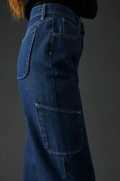 Budget ???? Triarchy Ms. Kileo High-Rise Baggy Cargo ???? Jeans DARK INDIGO ???? -Beach Riot Shop unnamed file 1710