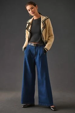 Best reviews of ???? MOTHER SNACKS! High-Rise Pleated Push Pop ???? Jeans COLD BREW ????