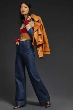 Brand new ???? Favorite Daughter The Mischa High-Rise Wide-Leg ???? Jeans DENIM DARK ???? -Beach Riot Shop unnamed file 1881