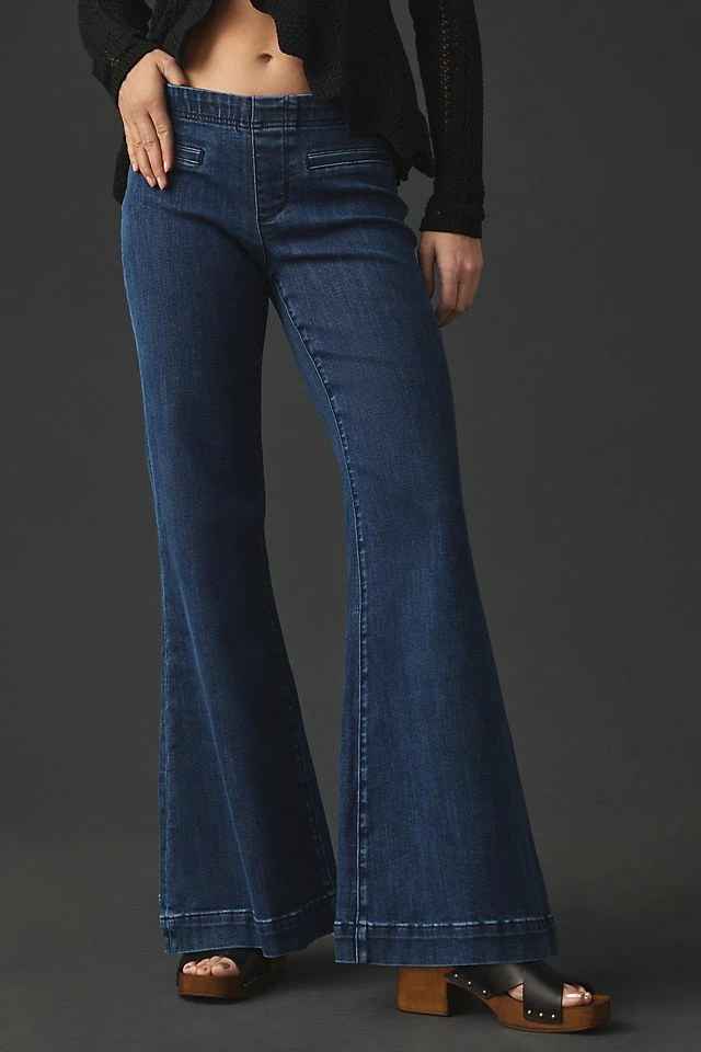 Pilcro Retro Low-Rise Pull-On Flare Jeans Deals ???? Pilcro Retro Low-Rise Pull-On Flare ???? Jeans DENIM DARK ✔️ -Beach Riot Shop unnamed file 2052