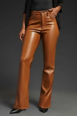 Best Sale ???? Good American Better Than Leather Good Icon Pants BURNT CARAMEL ✔️ -Beach Riot Shop unnamed file 2058
