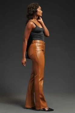 Best Sale ???? Good American Better Than Leather Good Icon Pants BURNT CARAMEL ✔️ -Beach Riot Shop unnamed file 2060