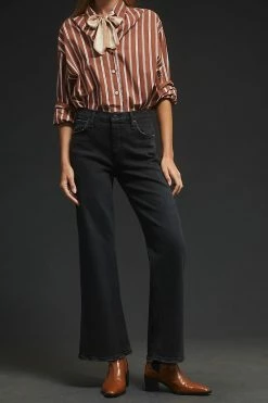 Best Sale ❤️ Hudson Rosie Wide-Leg Ankle ???? Jeans BLACK ASH ✔️ 3 Best Sale ❤️ Hudson Rosie Wide-Leg Ankle ???? Jeans BLACK ASH ✔️ -Beach Riot Shop unnamed file 2064