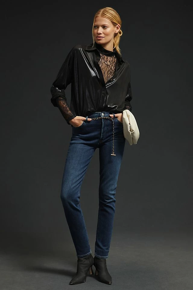 AGOLDE Nico High-Rise Skinny Jeans Best Sale ???? AGOLDE Nico High-Rise Skinny ???? Jeans OVATION ⌛ -Beach Riot Shop unnamed file 2172