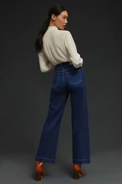Budget ???? Paige Anessa High-Rise Crop Wide-Leg ???? Jeans DREAM WEAVER ???? -Beach Riot Shop unnamed file 2320
