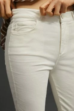 Discount ❤️ Paige Cindy Mid-Rise Slim Straight Corduroy ???? Jeans ECRU ???? -Beach Riot Shop unnamed file 2469