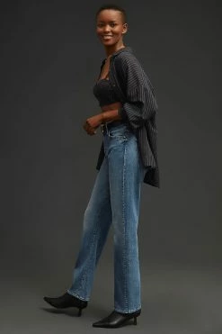 Best reviews of ⌛ MOTHER The Ditcher Heel High-Rise Straight ???? Jeans DESTINATION UNKNOWN ???? -Beach Riot Shop unnamed file 2581