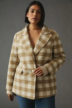 Best Sale ???? Hutch Plus Plaid Blazer IVORY ???? -Beach Riot Shop unnamed file 260