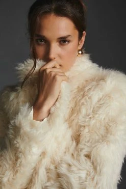 Hot Sale ✔️ Bella Dahl Penny Lane Faux Fur ???? Coat IVORY ⭐ -Beach Riot Shop unnamed file 267