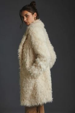 Hot Sale ✔️ Bella Dahl Penny Lane Faux Fur ???? Coat IVORY ⭐ -Beach Riot Shop unnamed file 270