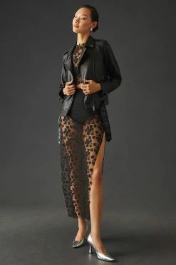 Promo ???? Avec Les Filles Faux Leather Biker Jacket BLACK ???? -Beach Riot Shop unnamed file 274