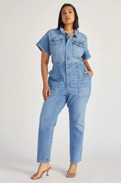 Cheap ❤️ Good American Fit For Success Jumpsuit DENIM MEDIUM BLUE ???? -Beach Riot Shop unnamed file 2751