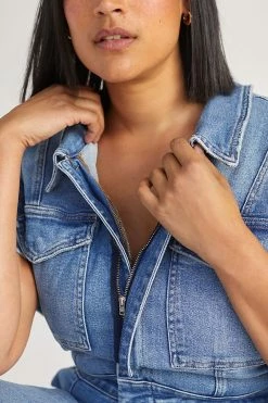 Cheap ❤️ Good American Fit For Success Jumpsuit DENIM MEDIUM BLUE ???? -Beach Riot Shop unnamed file 2752