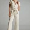 Coupon ⭐ Paige Anessa Puff-Sleeve Jumpsuit QUARTZ SAND ???? -Beach Riot Shop unnamed file 2753