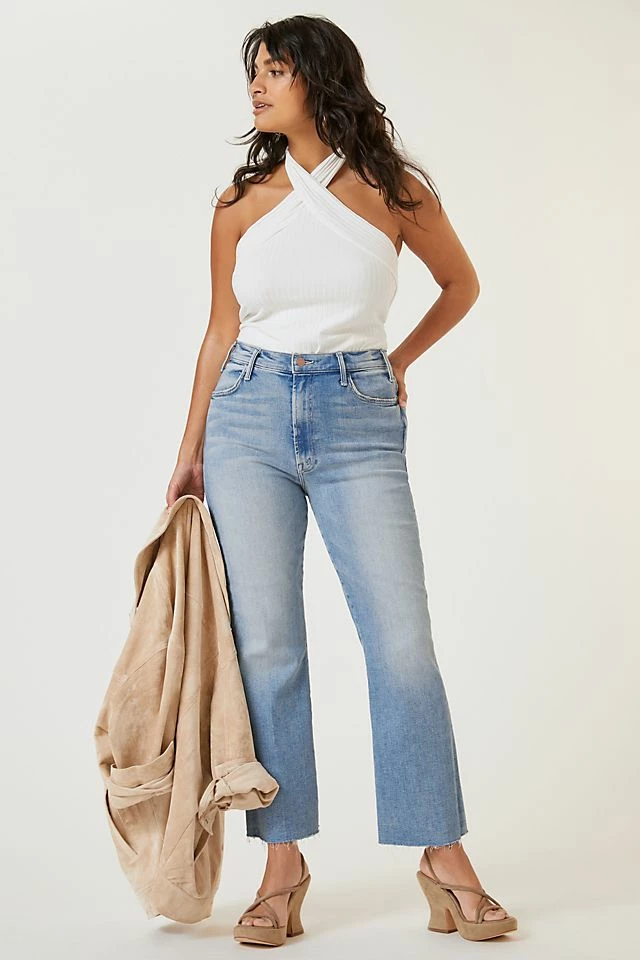 MOTHER The Hustler High-Rise Ankle Fray Crop Jeans Wholesale ⭐ MOTHER The Hustler High-Rise Ankle Fray Crop ???? Jeans DENIM LIGHT ✔️ -Beach Riot Shop unnamed file 2824