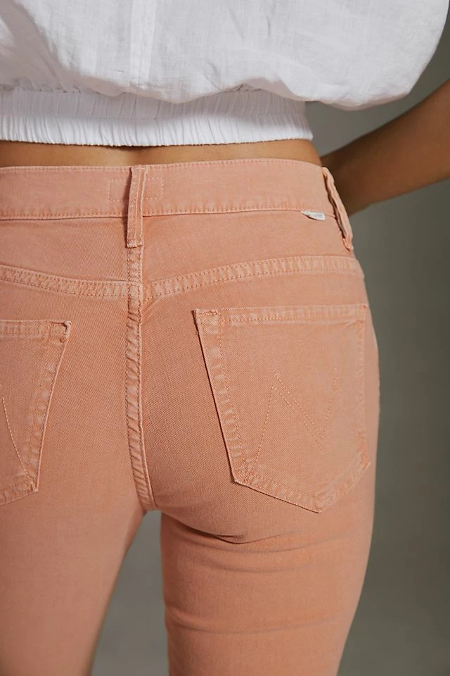 MOTHER The Insider Mid-Rise Ankle Fray Jeans Best reviews of ???? MOTHER The Insider Mid-Rise Ankle Fray ???? Jeans CHALK TERRACOTTA ✔️ -Beach Riot Shop unnamed file 2844