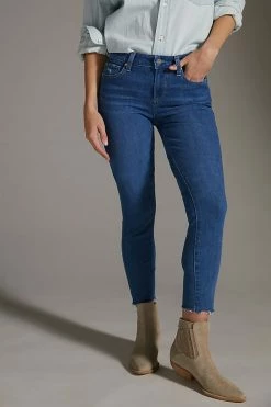 Alternative view of Flash Sale ???? Paige Petite Verdugo Mid-Rise Cropped Juneau ???? Jeans DENIM MEDIUM BLUE ????
