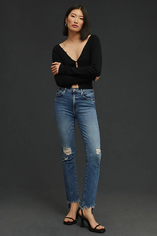Best Pirce ???? MOTHER The Insider High-Rise Cropped Bootcut ???? Jeans DANCING ON COALS ???? 4 Best Pirce ???? MOTHER The Insider High-Rise Cropped Bootcut ???? Jeans DANCING ON COALS ???? - Image 2